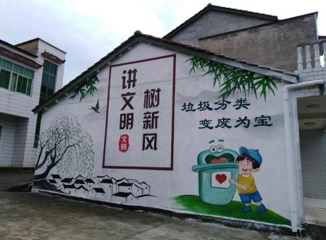 新余墙绘是现在流行的墙体广告