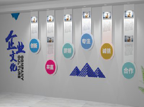 新余企业文化墙需要传递什么办公文化？
